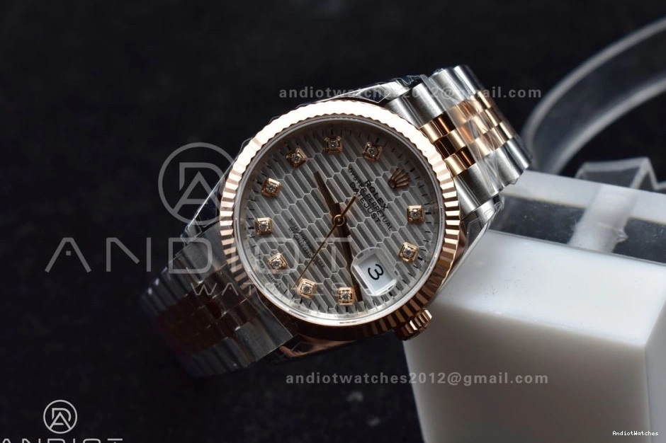 Jubilee 1:1 Best 904L 36 Bracelet Dial 563 DateJust VS 126234 Markers Edition TopPick On Diamond SS VSF Silver 0216